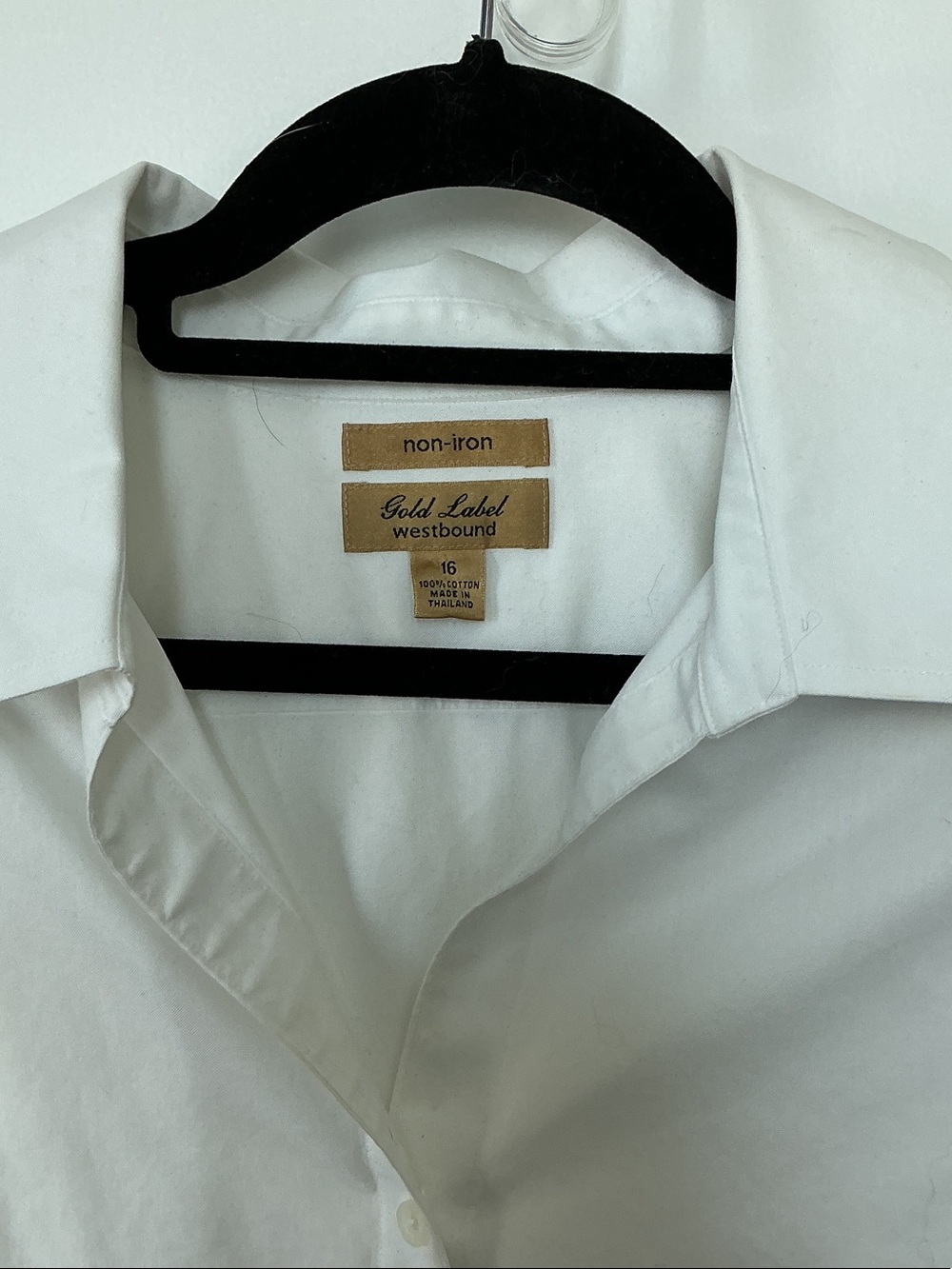 Gold Label Westbound White Non-Iron Button Down Blouse